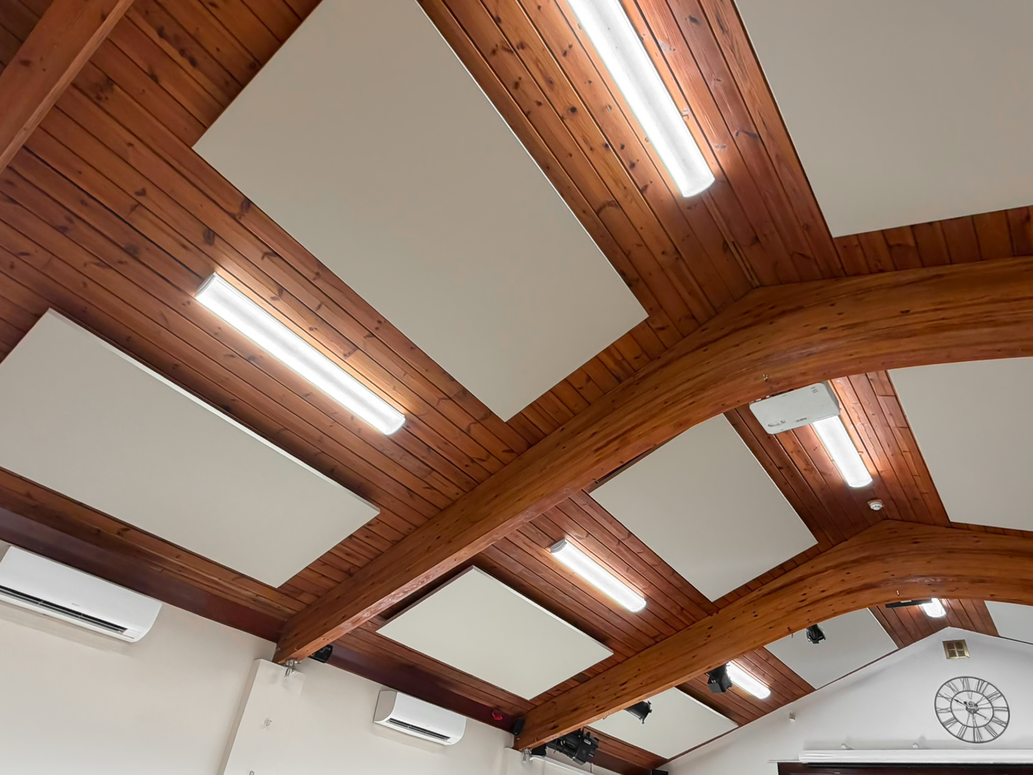 Acoustic panels installed at Medstead Village Hall