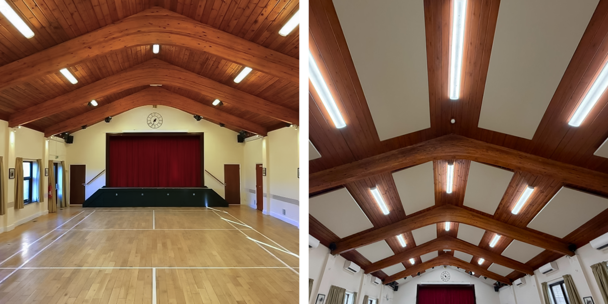 Medstead Village Hall Before and After