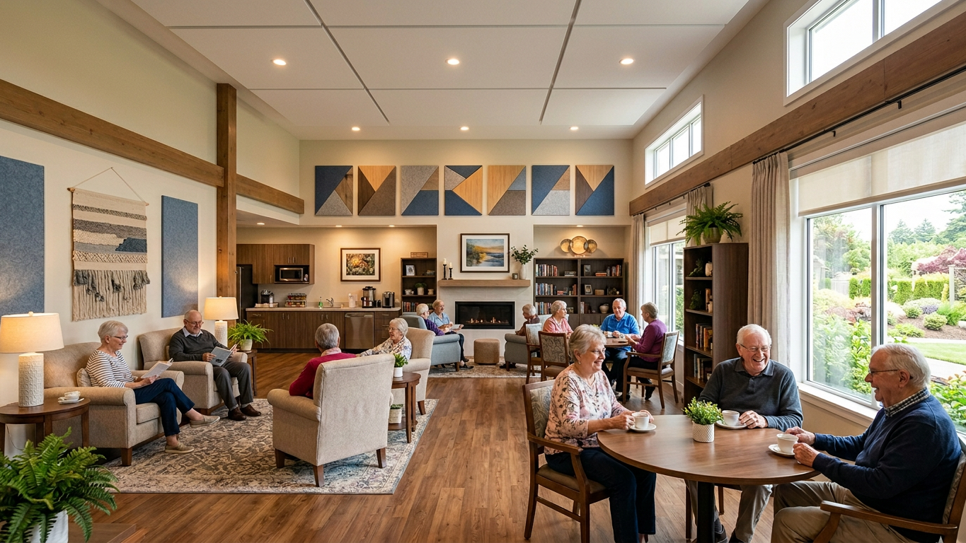 Acoustic Panels in Retirement Village
